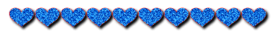 blue hearts divider