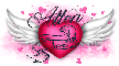 Pink heart-Allen
