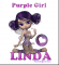 PURPLE GIRL - LINDA