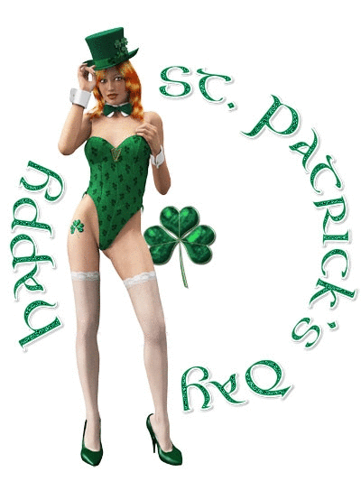 Sexy Guy With A Red Beard St Patricks Day Stock Photo