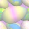Pastel Easter Eggs seamless background