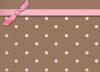 Pink & Brown Polka Dots