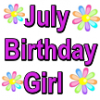 July Birthday Girl