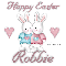 Easter bunnies - Robbie
