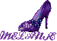 Melanie Purple High Heel Shoe