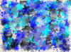 Blue paint splatter background