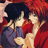 Kenshin and Kaoru from Rurouni Kenshin