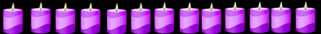 Candles -Purple