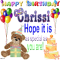 Chrissi -Happy Birthday