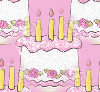 Birthday cake - background