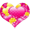 Pink Yellow Heart