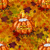 Thanksgiving Candle Seamless tile