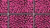 Pink leopard print tiles