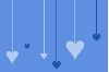 Hanging Hearts Background