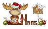 Christmas Moose_Hans