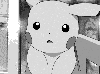 Pokemon pikachu black and white