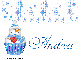 Snowman Cupcake - Andrea