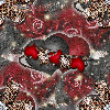 Heart anti-valentines day background