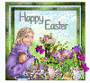 Happy Easter/little girl