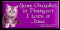 Your graphic is Purrfect - Jane