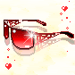 Kawaii Red Sunglasses
