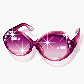 Kawaii Purple Sunglasses
