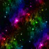 rainbow starry glitter background