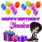 Jessica - Happy Birthday - Balloons