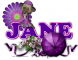 Jane - Flower - Umbrella 