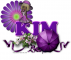 Kim - Purple Flower - Umbrella