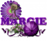 Margie - Purple Flower - Umbrella