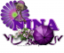 Nina - Purple Flower - Umbrella