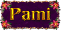 Golden Frame with Flowers: Pami