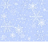 Blue Animated Snowflake Background