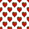 heart strawberry background 