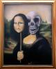 Gothic Skull Mona Lisa