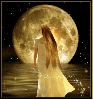 Girl in the moonlight