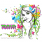 Tonya - Girl - Flowers - Butterflies