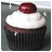 Cherry cupcake