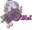 Mel - Purple Flower - Name