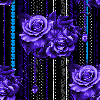 Seamless Background - Purple Roses
