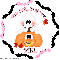Mel - Too Cute - Ghost & Pumpkin