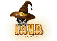 Halloween Cat with Hat: Jaya