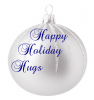 Happy Holiday Hugs blue