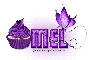 Purple Cupcake and Butterfly: Mel