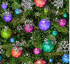 Glitter Seamless Christmas Background