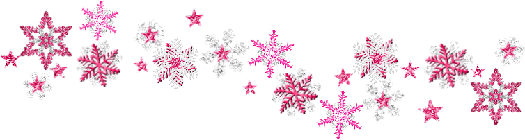 Pink Glitter Snowflakes Collection Graphic by kyootieskwaii · Creative  Fabrica