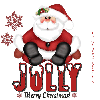 Jolly - Merry Christmas - Santa 