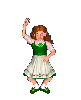 Irish dancer girl