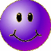 Smiley purple